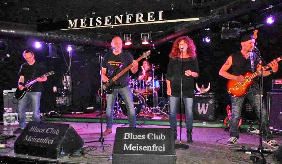Shiloblaengare im Meisenfrei Bluesclub beim Rockprojekt deutsch-schwedische Freundschaft